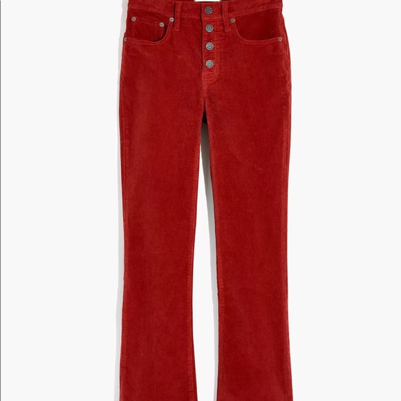 Madewell Cali Demi-Boot Jeans in Corduroy: Button-Front Edition - Picture 4 of 7